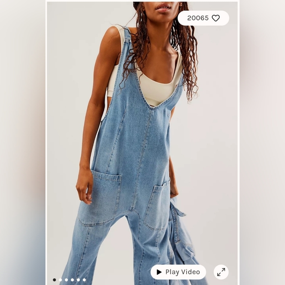 Free People Pants - Free People High Roller Jumpsuit - NWOT.